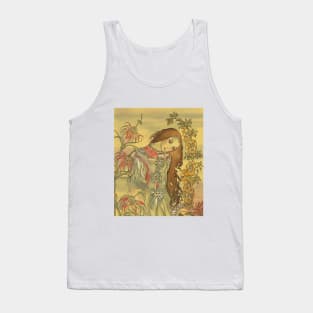 Pre-Raphaelite Girl 2 (yellow) Tank Top